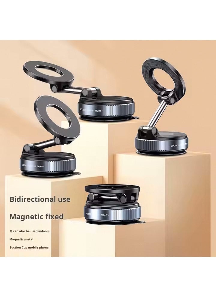 Generic - Strong Magnets Dashboard Stable Adsorption Car Mount Vacuum Suction Cup Magnetic Phone Holder for iphone 16E 15 Pro Max - Image 1