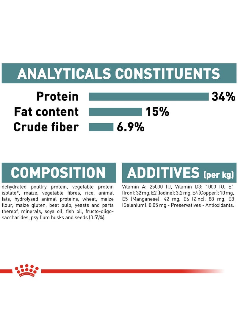 Royal Canin Hairball Care Dry Cat Food – Complete Nutrition for Hairball Control in Adult Cats 400g - Image 3