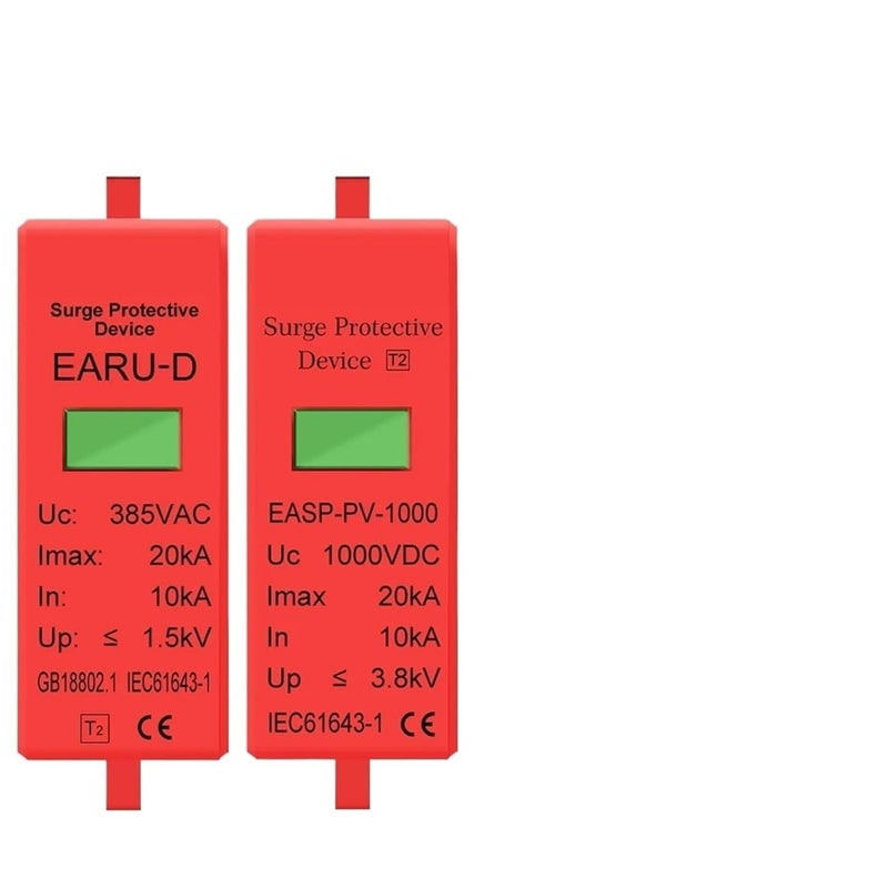 جهاز الحماية من زيادة الطاقة خرطوشة قابلة للاستبدال SPD AC 275V DC 500V 10 20KA - Image 5