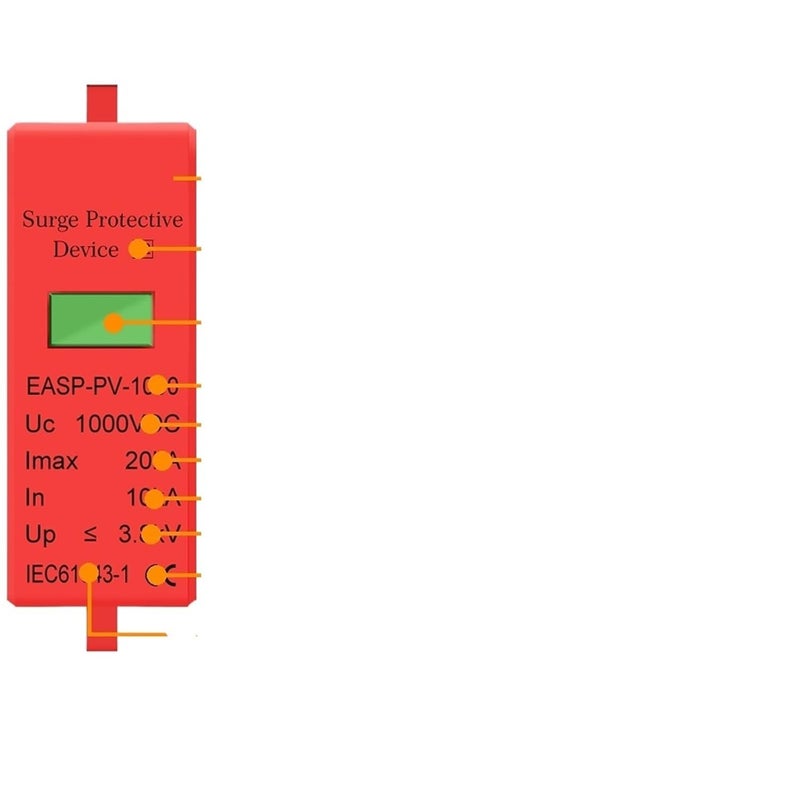 جهاز الحماية من زيادة الطاقة خرطوشة قابلة للاستبدال SPD AC 275V DC 500V 10 20KA - Image 4