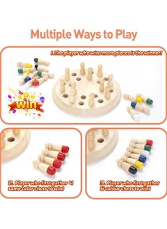 Colorful Wooden Chess Game for Early Education Kids, Fun Interactive Focused Games for Parents and Children, Science and Education Puzzle Games - pzsku/Z532CDC62CB85ECBB51B6Z/45/_/1730483300/ed75b17e-7290-4375-bf13-f3f8d2e7dd9c