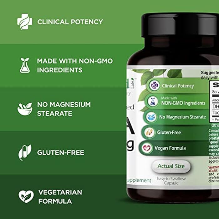 Emerald Laboratories Emerald Labs DHEA 50mg - Adrenal Support Supplement to Help Hormone Balance* - Gluten-Free - 60 Vegetable Capsules (60-Day Supply) - Image 4