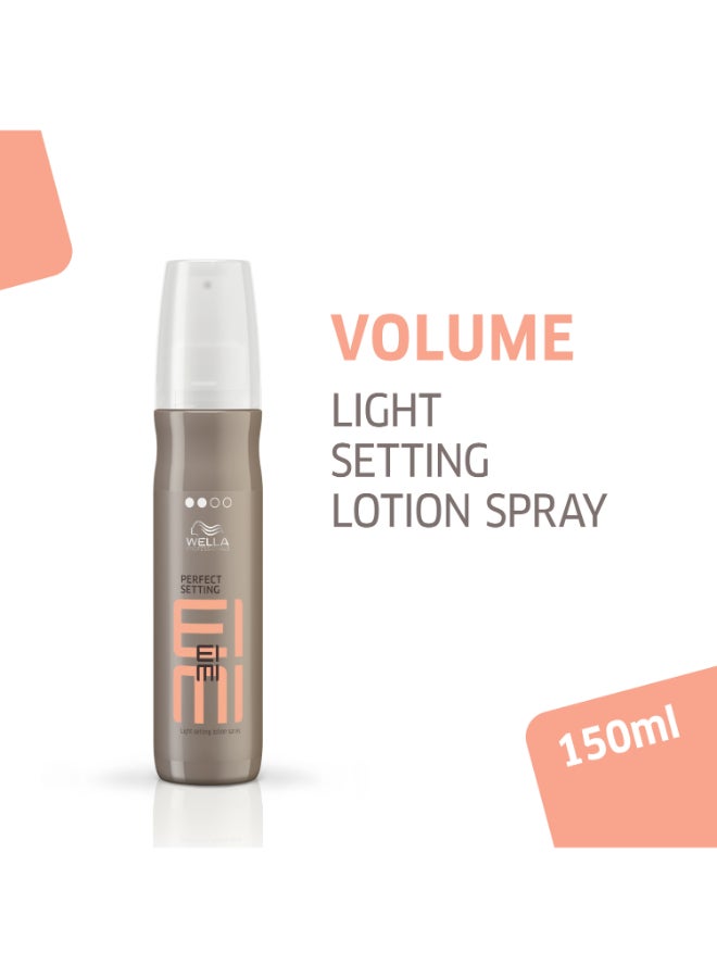 Wella Professionals Eimi Perfect Setting Blow Dry Lotion - Creates Voluminous Structure And Velvety Smoothness With Perfect Shine (150 Ml) - Image 2