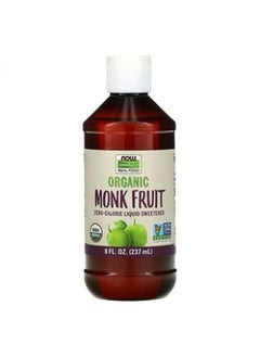 Now Foods NOW Foods, Real Food, Organic Monk Fruit, Zero-Calorie Liquid Sweetener, 8 fl oz (237 ml)  - Image 3