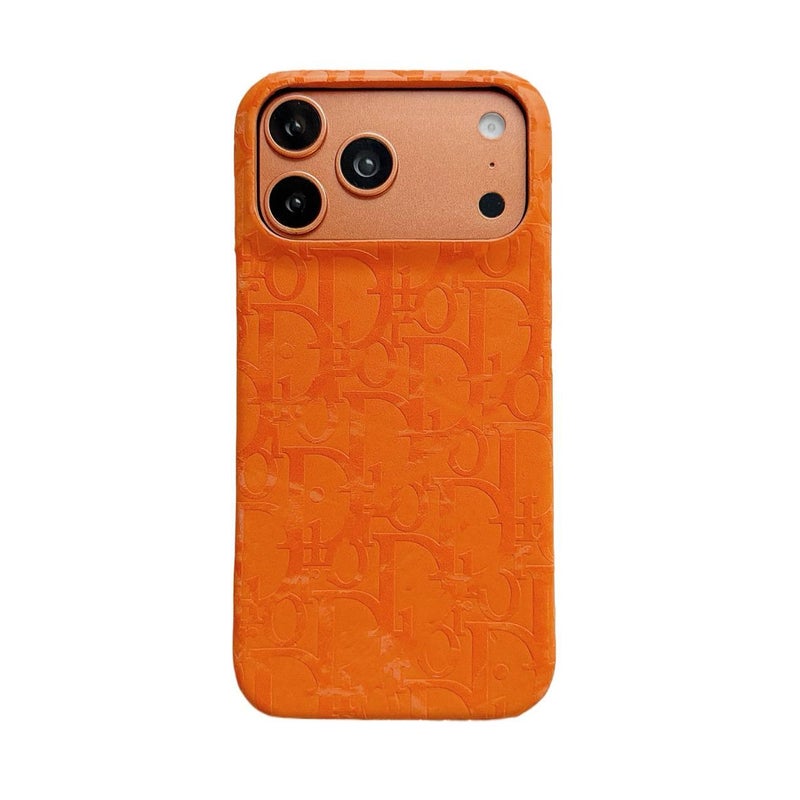 MS Leather Texture Protective Case for iPhone 12 Pro with Drop Protection and Embossed Pattern plus Shockproof plus Anti-Slip Grip plus Scratch Resistant in Black - Image 1