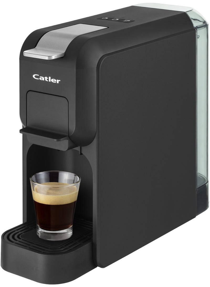 كاتلر Catler ES 721 Porto B Automatic Espresso Machine 15 Bar with 3 Capsule Adapters (Nespresso, Dolce Gusto, Caffissimo), Ground Coffee Adapter, 3 Cup Sizes, Compact Coffee Maker - Image 2