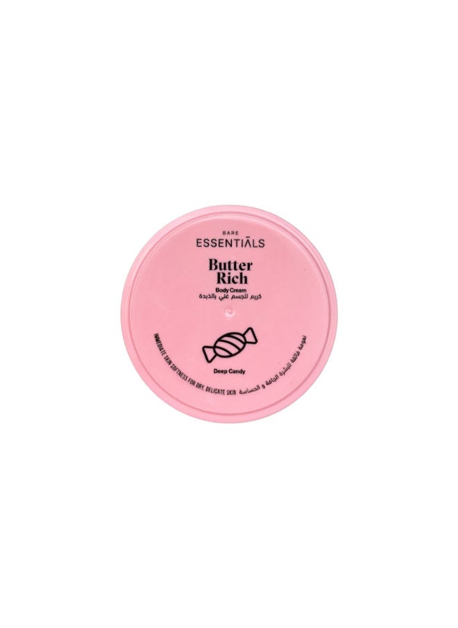 ESSENTIALS Butter Rich Body Cream  with Deep Candy 
