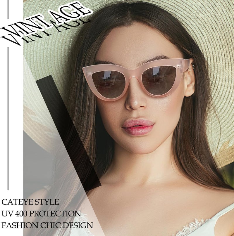 Joopin Polarized Cat Eye Sunglasses for Women Vintage Cateye Sun Glasses UV400 Protection - Image 2