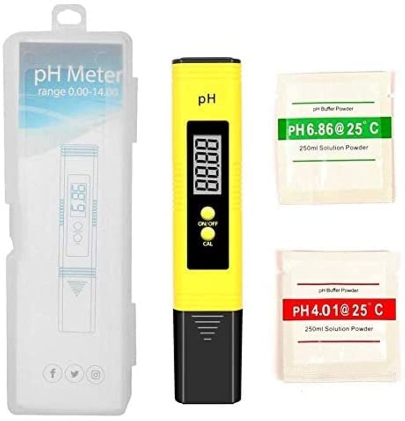 Digital Pocket PH Meter - Range 0.00-14.00 PH