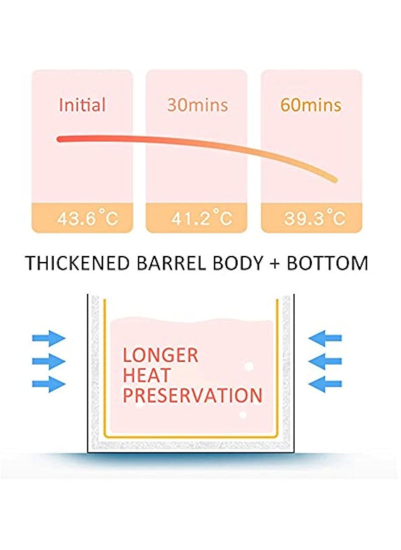 Hihonor Portable Foldable Bathtub, 120cm Foldable Soaking Bathing Tub for Adults, Soaking Standing BathTub, Portable Bathtub, Separate Family Bathroom SPA Tub, Ideal for Hot Bath Ice Bath  - Image 2