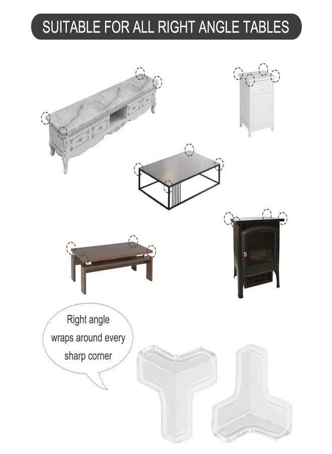Freeboot Corner Protectors Safety Corner Protectors for Baby Transparent Corner Protectors for Covering Sharp Furniture and Table Corners-T (1) - Image 4