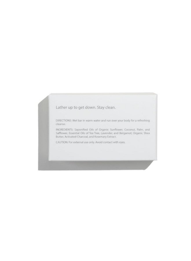 PURE FOR MEN Soap Bar Cleanser With Lavender And Activated Charcoal Hydrates & Helps Eliminate Odor Vegan 4 Oz. (3 Pack) - Image 2