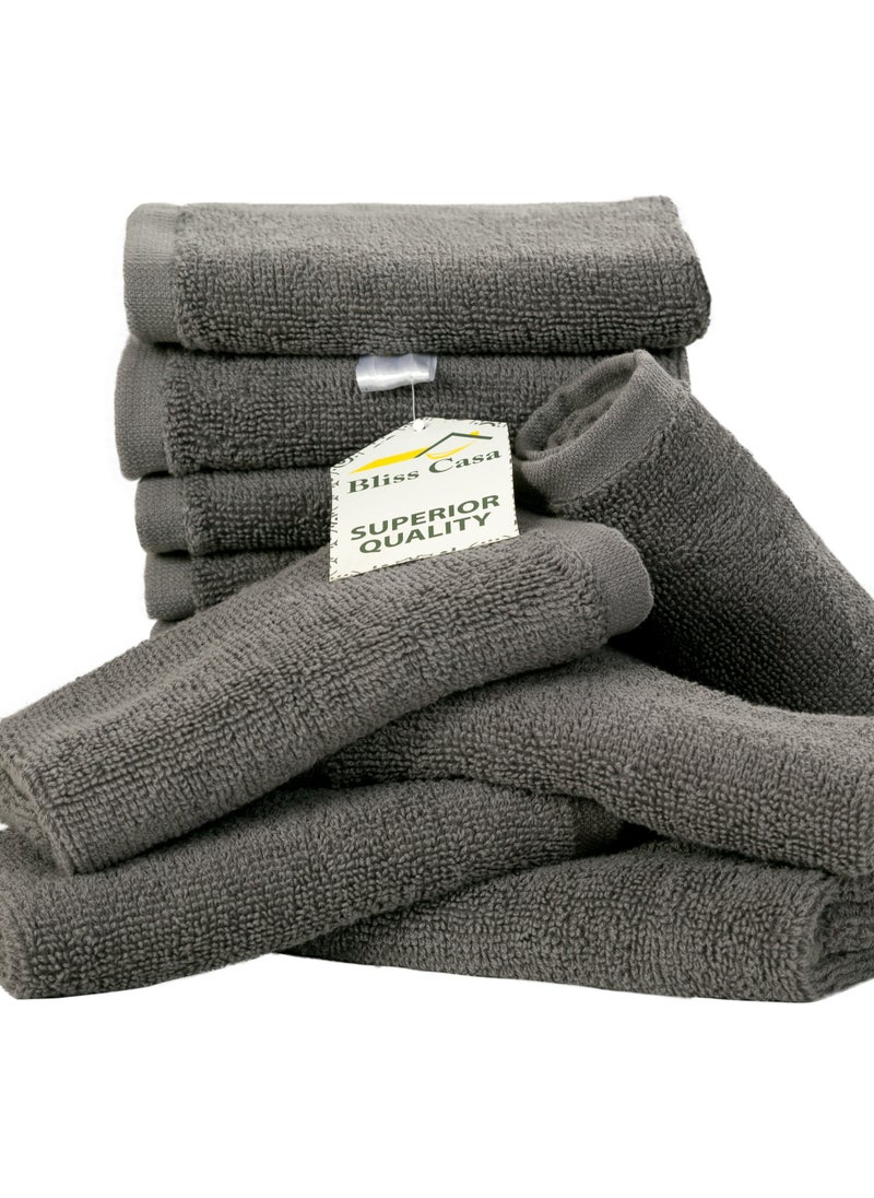 Bliss Casa Bliss Casa 100% Combed Cotton Washcloths (12 Pack, 30 x 30 CM) - 500 GSM Washcloth, Face towel Set Highly Absorbent Quick Dry and Soft Towels  - Image 1