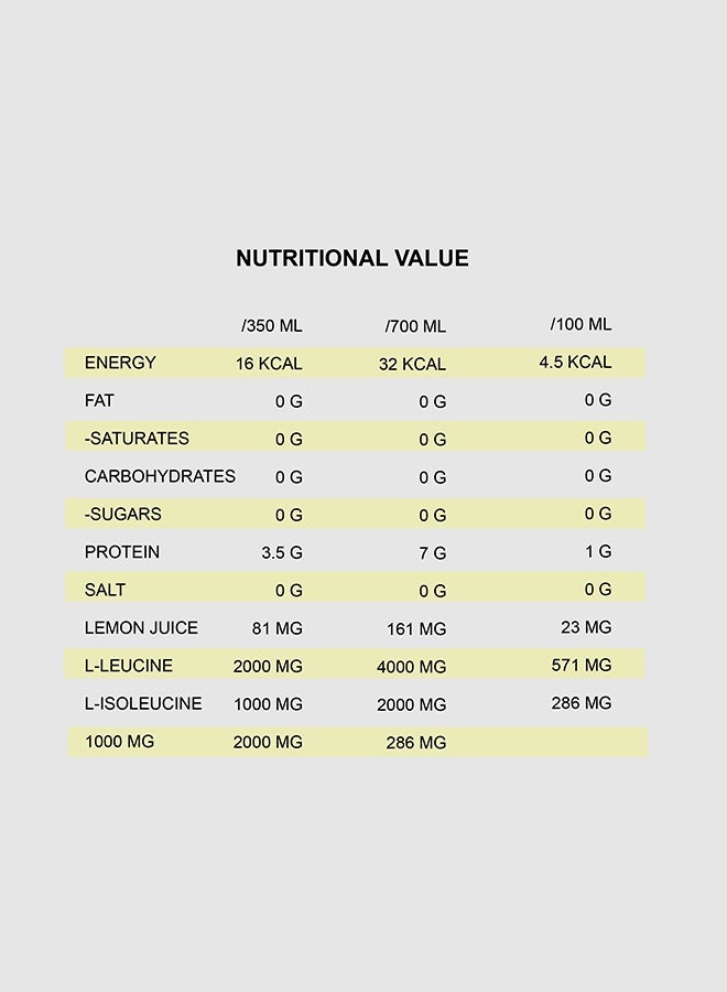 QNT BCAA 8000 MG | 12 x 700ml | Lemon Flavour, Ready-to-Drink 2:1:1 Ratio BCAAs - Image 5