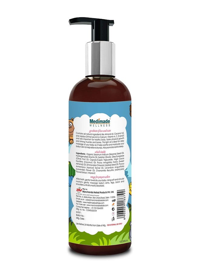 Medimade Herbal Baby Massage Oil for Healthy Babies (300ml) - Image 2