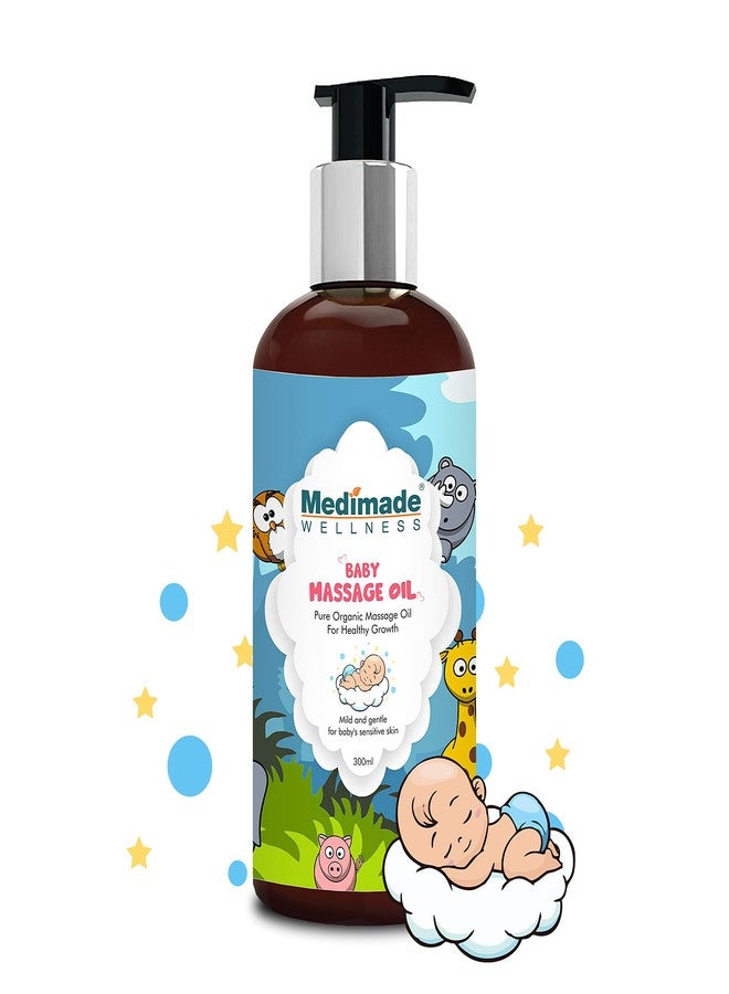 Medimade Herbal Baby Massage Oil for Healthy Babies (300ml) - Image 3