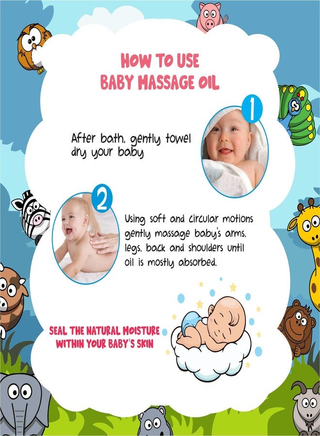 Medimade Herbal Baby Massage Oil for Healthy Babies (300ml) - Image 5