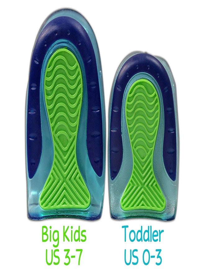 KidSole Sport Traction Shock Absorbing Lightweight Gel Heel Cups for Kid's with Sensitive Heels, Heel Spurs, Plantar Fasciitis, or Ankle Pain (2 Pairs, 4 Single Heelcups) (Kid's Size 3-7) - Image 5