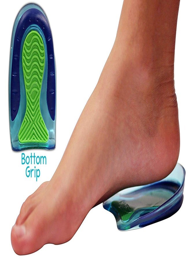 KidSole Sport Traction Shock Absorbing Lightweight Gel Heel Cups for Kid's with Sensitive Heels, Heel Spurs, Plantar Fasciitis, or Ankle Pain (2 Pairs, 4 Single Heelcups) (Kid's Size 3-7) - Image 3