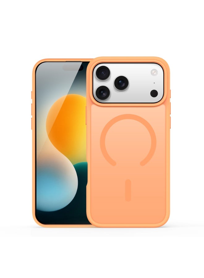 دوكس دوتشيز غلاف آيفون 17 برو المضاد للصدمات المغناطيسي، متوافق مع ماج سيف، مقاوم للعرق ومضاد لبصمات الأصابع مع حماية شفافة - Image 1