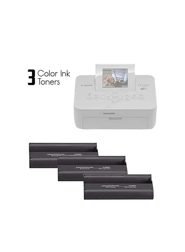 Canon Canon KP-108IN Color Ink Paper Set for Canon Selphy CP910/CP810 Photo Printer, 108 Sheets, White - Image 3