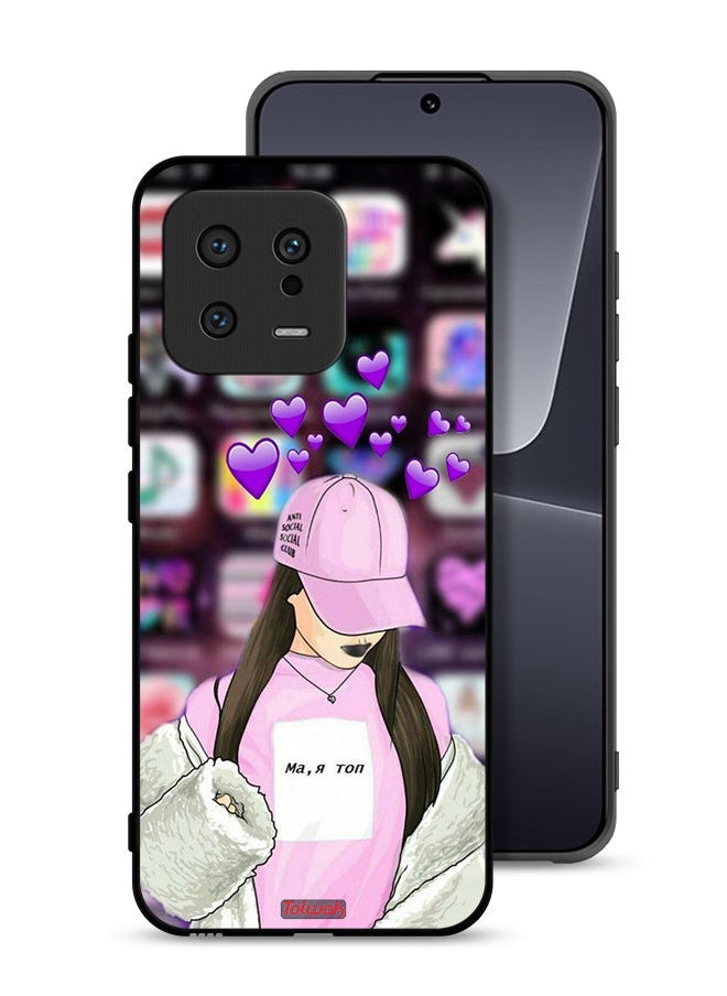Tolwak Xiaomi 13 Protective Case Cover Anti Social Club  - Image 1
