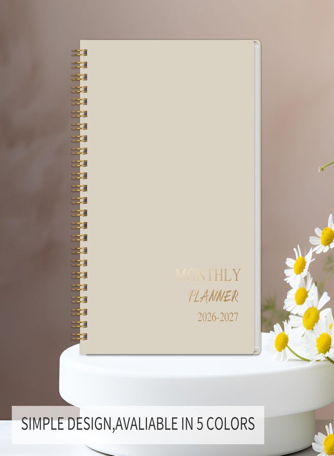 Kamoy 2026-2027 Monthly Planner - Jan.2026 - Dec. 2027, 2 Year Calendar 2026-2027 Monthly Planner, 7.5" x 10", 24 Months Calendar with Note Pages, Twin-wire Binding, for Office, School Home Planning - White - Image 2