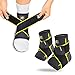 Bracoo 2 Pack Ankle Brace Compression Sleeve for Women Men Adjustable Ankle Support Strap for Sprained Plantar Fasciitis Pain Relief Injury Recovery Running Workout GYM FS60 - Image 1