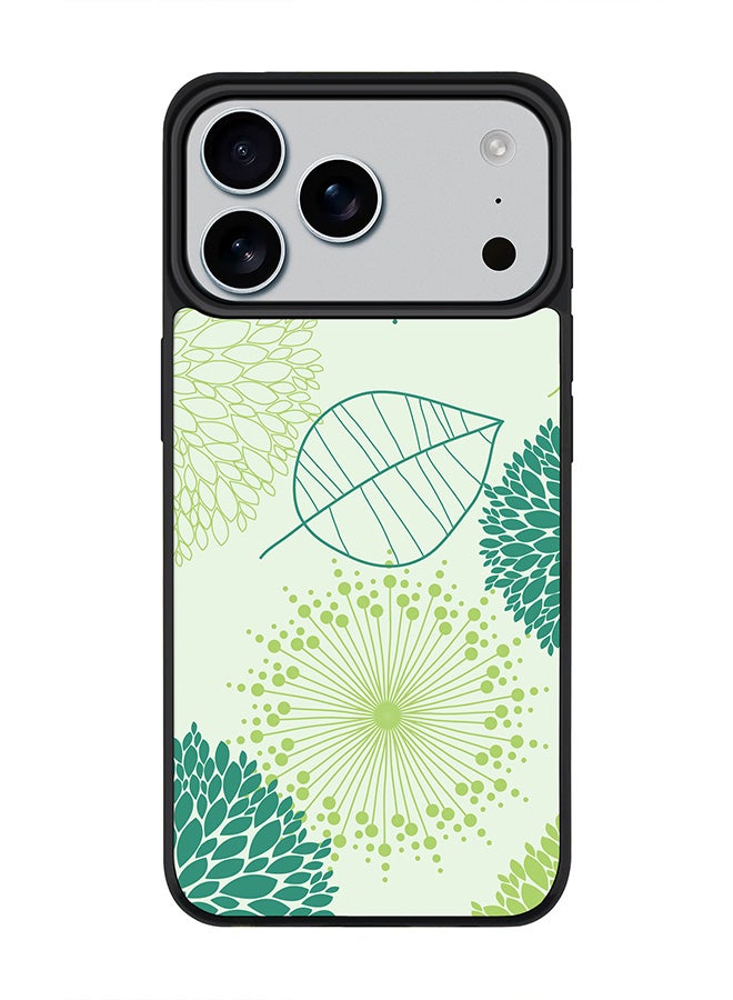 Stylizedd iPhone 17 Pro Max Case, [Compatible with MagSafe] Slim Magnetic cover Phone Case iPhone 17 Pro Max -Single Leaf - Image 1