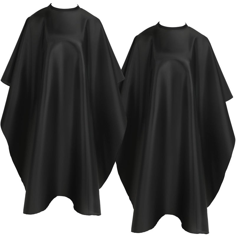 FEBSNOW 2Pcs Barber Cape for AdultsProfessional Hair Cutting Cape with Closure Snap Waterproof Salon Capes - Image 2