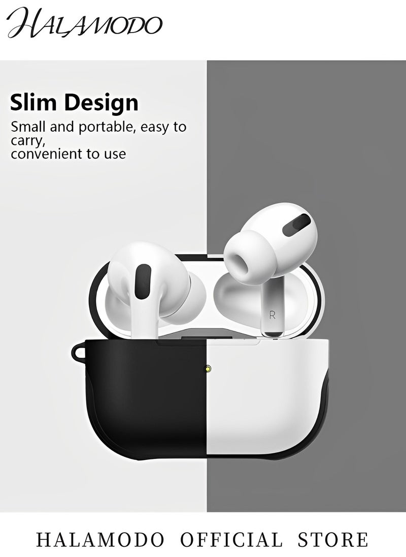 Generic - Protective Case Cover Compatible with Apple AirPods Pro 2019 Drop Prevention & Shock Resistance Protective Shell Soft Silicone & Hard Shell Dual Layer Charging Case Cover - Image 1