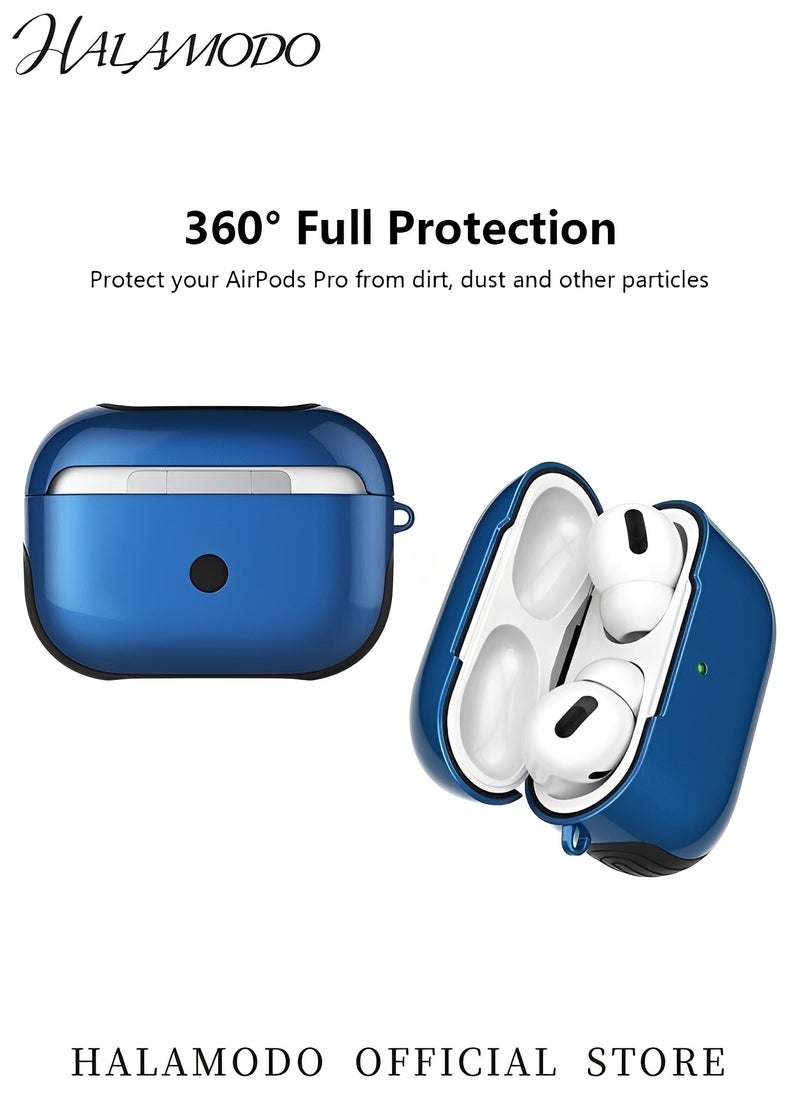 Generic - Protective Case Cover Compatible with Apple AirPods Pro 2019 Drop Prevention & Shock Resistance Protective Shell Soft Silicone & Hard Shell Dual Layer Charging Case Cover - Image 1