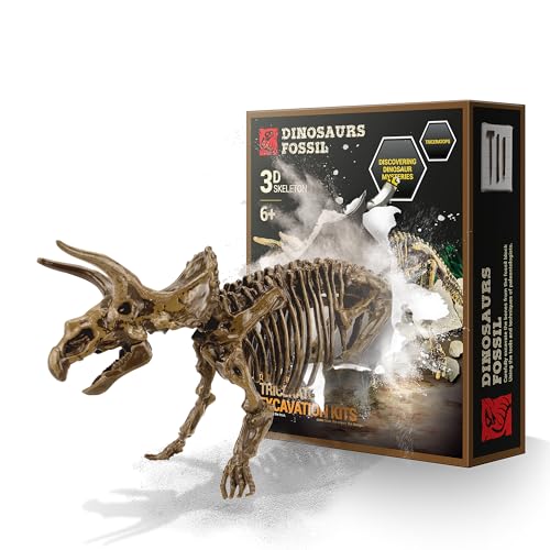 VIBIRIT Dig Up Dinosaurs Skeleton SetDinosaur Digging Fossil Kit Model ToysExcavation Kits for kids512yearEducational Realistic Toys for KidsBoysGirls - Image 1
