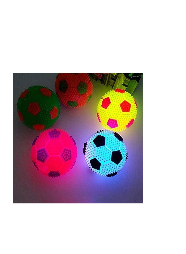 2 Pack Light Up Bouncy Balls For Kids Led Flashing Balls And Squeaking  Fun Toy For Kids - Image 3