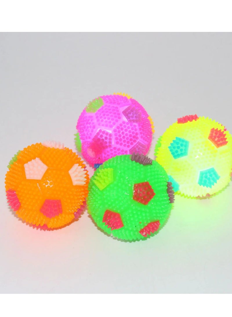 2 Pack Light Up Bouncy Balls For Kids Led Flashing Balls And Squeaking  Fun Toy For Kids - Image 4