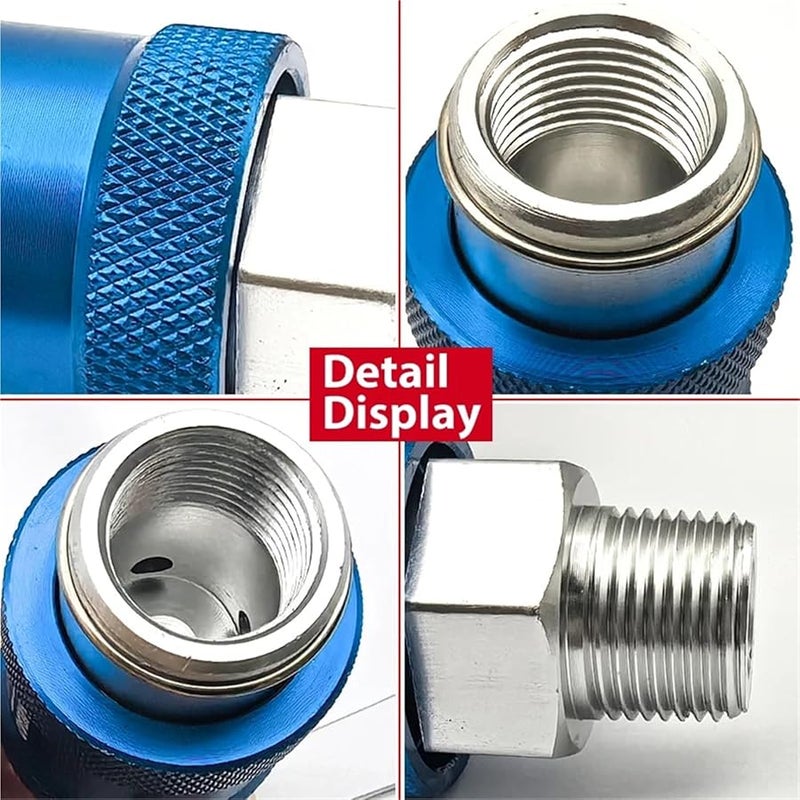 HSV 25 Pneumatic Hand Slide Valve Flow Control Manual Switch G1 8 1 4 3 8 1 2 BSPT Thread - Image 4