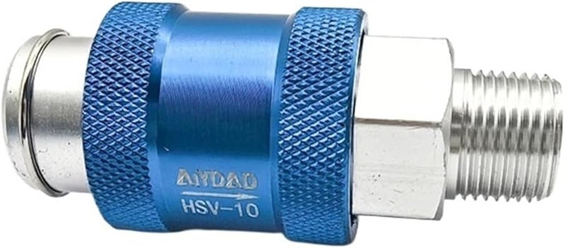 HSV 25 Pneumatic Hand Slide Valve Flow Control Manual Switch G1 8 1 4 3 8 1 2 BSPT Thread - Image 3