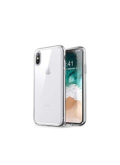 For Apple iPhone X/Xs HD Transparent Tpu Silicone Back Cover , Anti Yellowing And High Protective From Shocks Compatible For Apple iPhone X/Xs (5.8') (Transparent)
