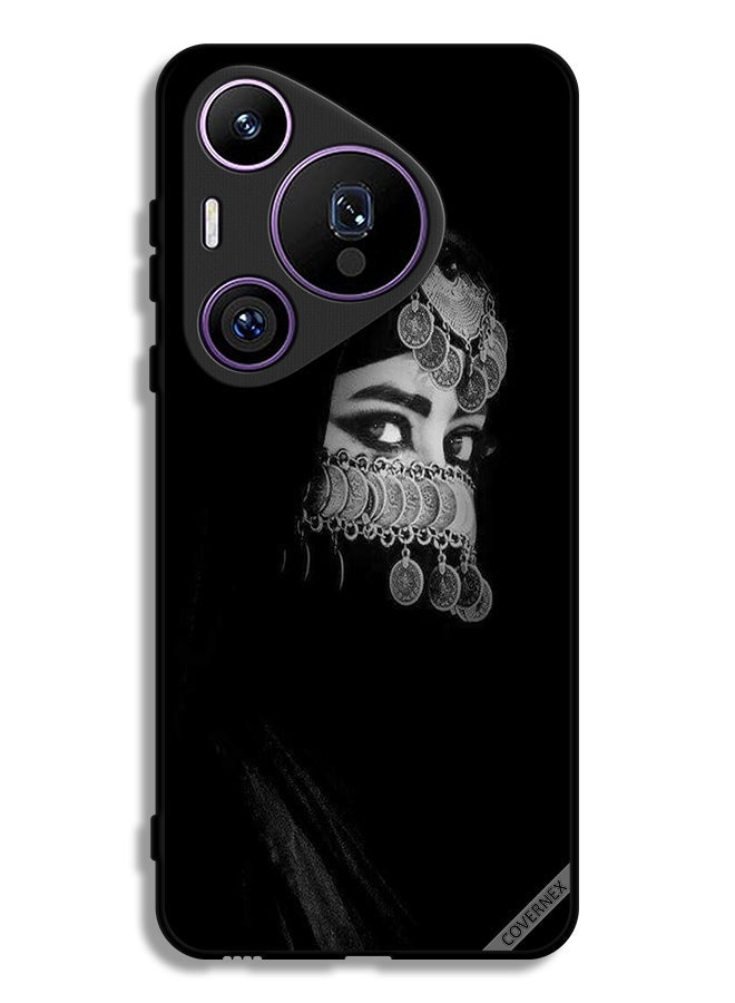 Covernex Huawei Pura 70 Pro Protective Case Cover Beautiful Eyes Girl Having Face Jewellery  - Image 1