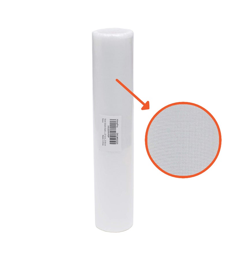 HimaPro Wash Away Water Soluble Machine Embroidery Stabilizer 12 x 25 Yards Topping Film Dissolves in Both Warm and Cold Water NonToxic and Skin Friendly