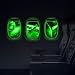 Robmoda Glow in The Dark 3D Space Wall Decals Set of 3 Galaxy Window Stickers for Wall Space Themed Room Decor for Kids Boys Green - Image 2