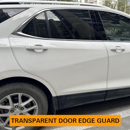 Winunite 32.8Ft(10M) Car Door Edge Guards Clear, Fit Most Vehicles, Self-Adhesive PVC, U-Shaped Automotive Trim Transparent Car Door Edge Protector for Trucks SUV Sedans - Image 5