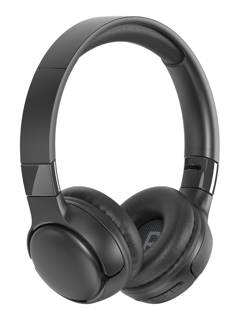 Honor Choice Headphones Lite On-Ear Wireless Headphone with 40mm Deep Bass Driver, 82-Hour Battery Life, Dual-Device Connection, AI Call Noise Cancellation & Foldable Lightweight Design black - Image 1