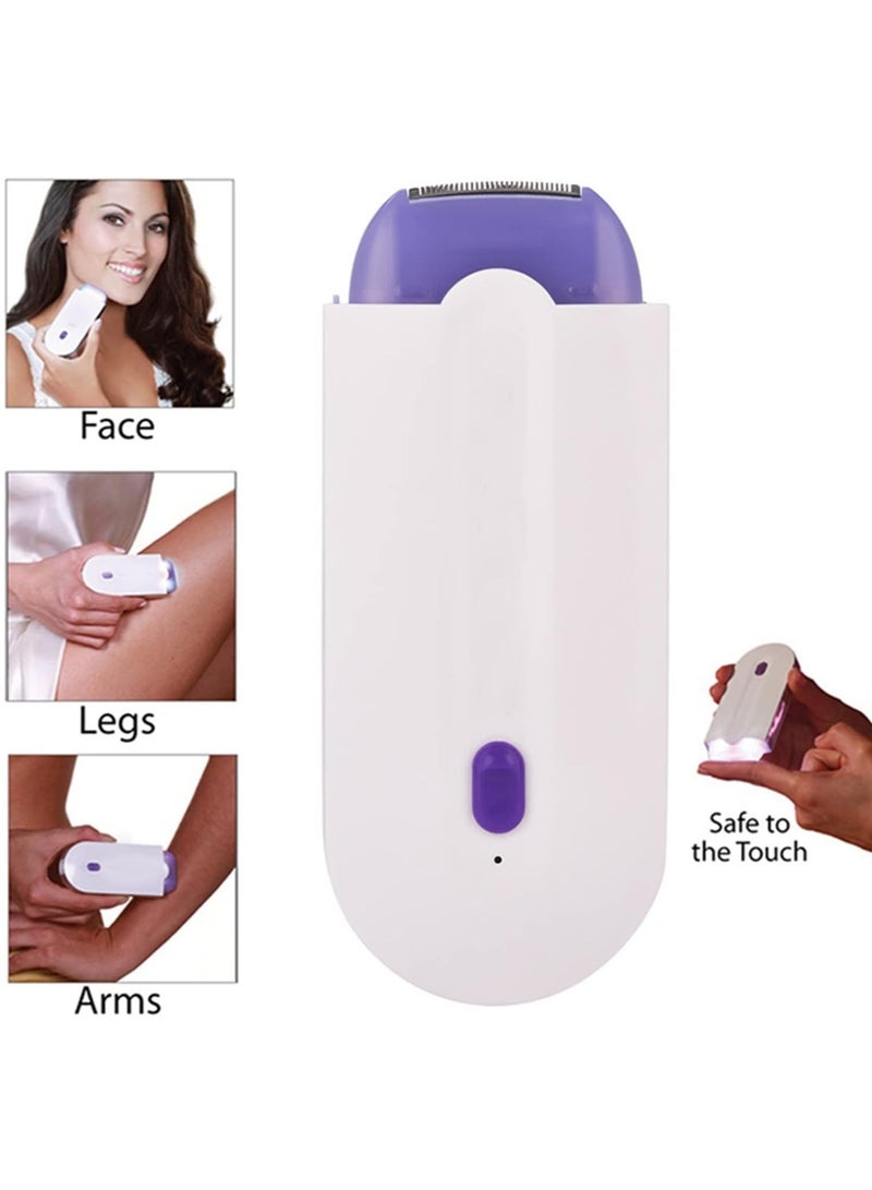 ELTRAZONE Silky Smooth Hair Eraser, Laser Rechargeable Epilator Remover for Women, Painless Hair Removal, Perfect Touch Face Hair Removal, Use Anywhere - Image 2
