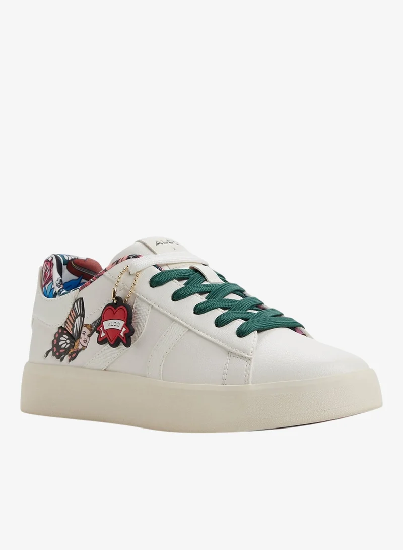 ALDO  WHATISADAM01 Printed Lace Up Sneakers for Men | Best Price UAE