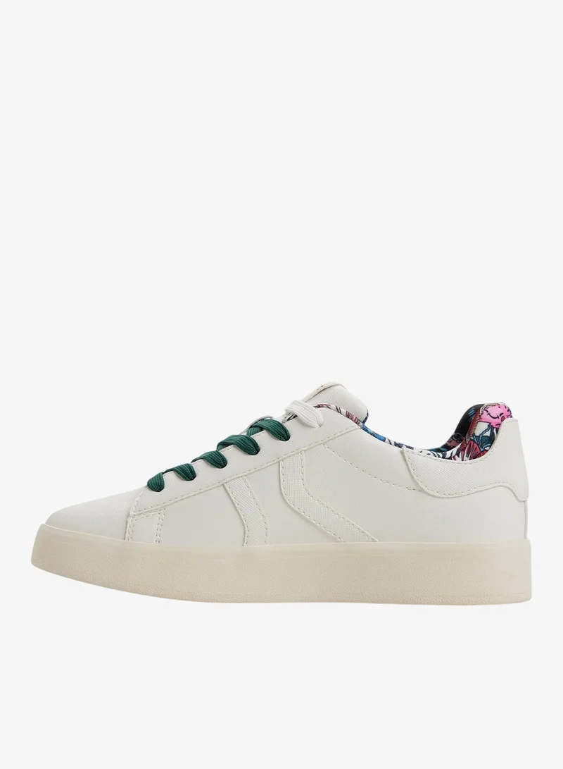 ALDO  WHATISADAM01 Printed Lace Up Sneakers for Men | Best Price UAE