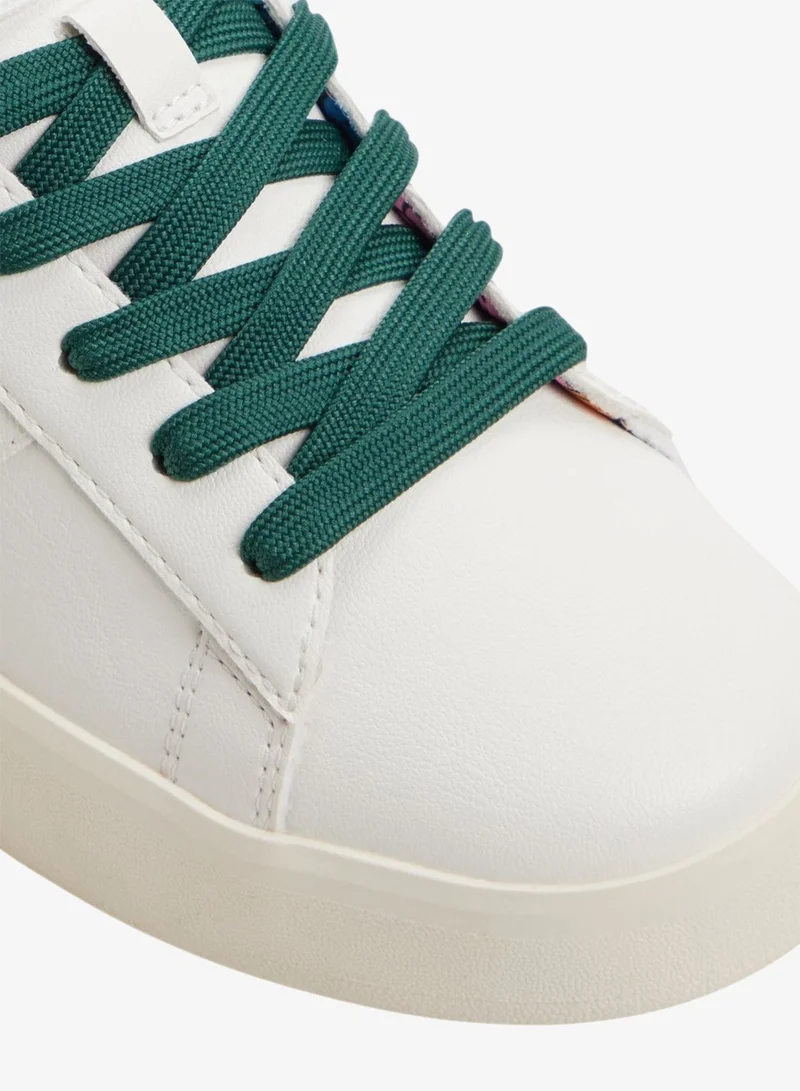 ALDO  WHATISADAM01 Printed Lace Up Sneakers for Men | Best Price UAE