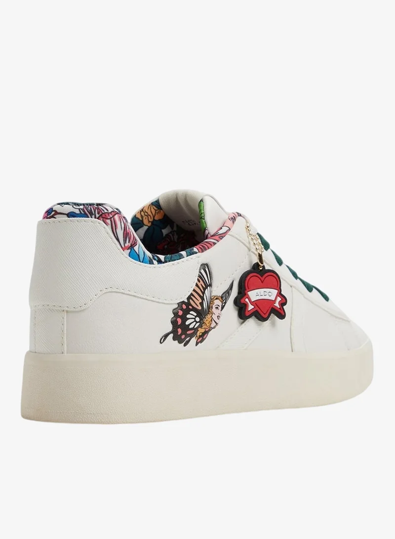 ALDO  WHATISADAM01 Printed Lace Up Sneakers for Men | Best Price UAE
