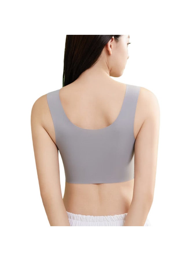 Modal 2-Piece Sports Bra For Women, Thin Seamless Vest, Wireless, Beautiful Back, Shock-Absorbing, For Running, Plus Size Bra, Xl - Image 1