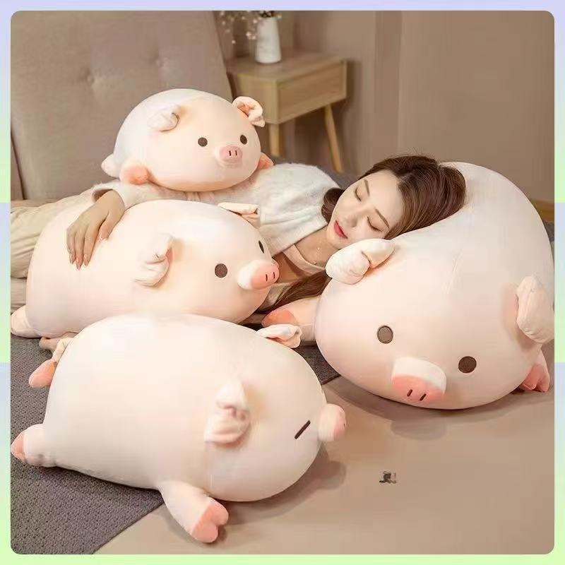 لعبة خنزير قماش نائمة للنوم - Image 2